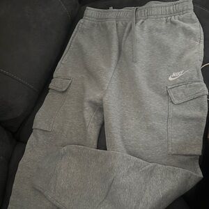 Nike Gray cargo Jogger Sweatpants